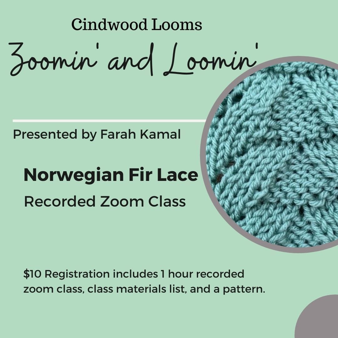 Loom Knit ePattern: Horseshoe Lace Scarf